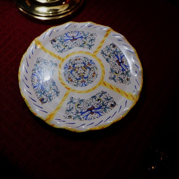 DERUTA Ceramiche ~ PLATE  ~  MERIDIANA Pattern  ~ Made in Italy - Picture 1 of 1